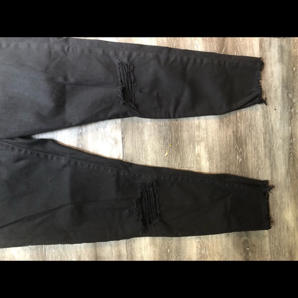 Levi Straus High Waisted Distressed Skinny Jeans - Picture 6 of 11